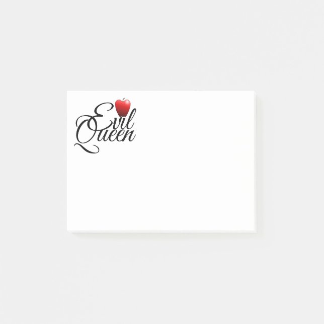 Evil Queen Small Apple Post-It Notes Klebezettel (Vorderseite)