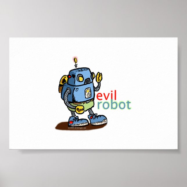 Evil Robot Poster (Vorne)