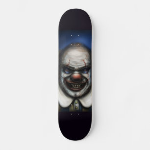 EVIL SCARY CLOWN ART Skateboard
