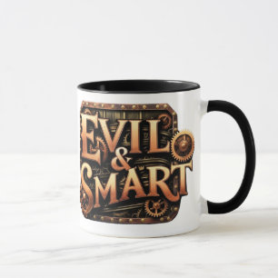 Evil&Smart Logo zweifarbig Tasse