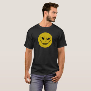 Evil Smiely Antizipation Face T - Shirt