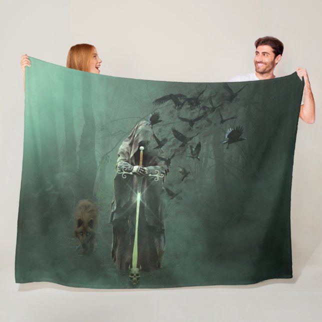 EVIL SPIRIT UND SEINE WOLF FLEECEDECKE (Beispiel)