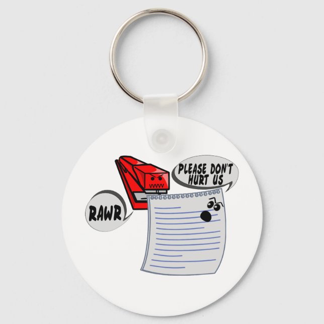 Evil Stapler Schlüsselanhänger (Vorderseite)