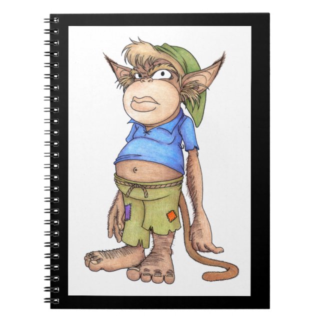 Evil Toe-Sind zum Kotzen Affen-Gnome-Notebook Notizblock (Vorderseite)