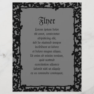 Evil Topiary Coordinates Flyer