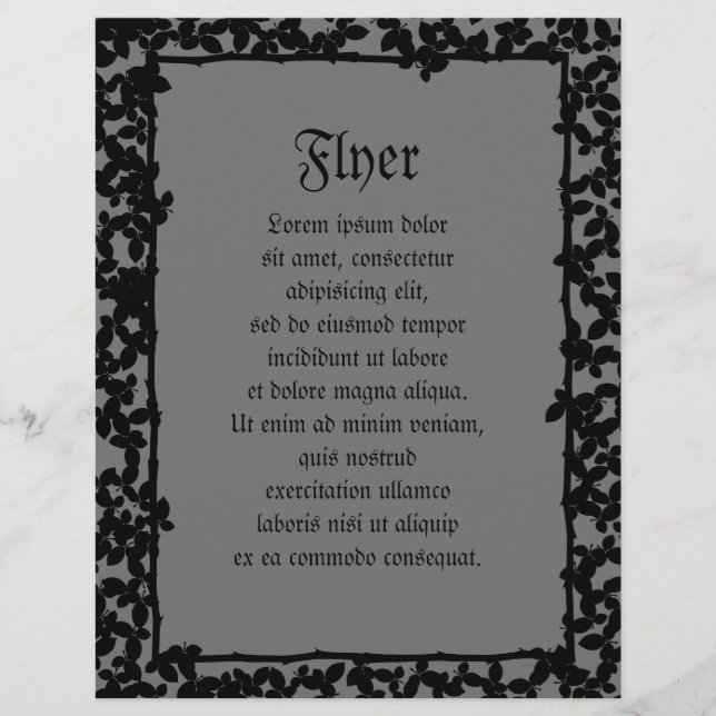 Evil Topiary Coordinates Flyer (Vorne)