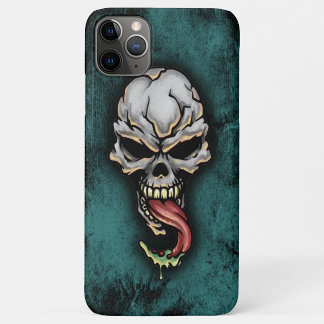 Evil Zombie Skull Fantasy Tattoo Art Design Case-Mate iPhone Hülle (Rückseite)