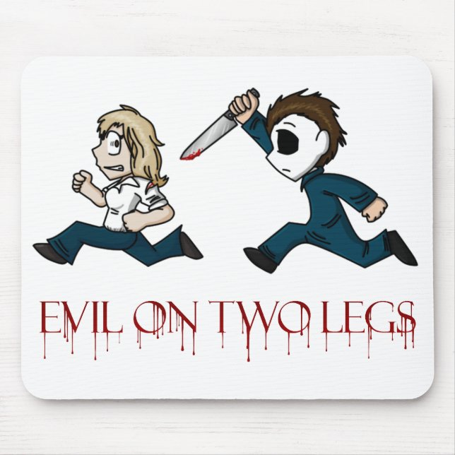 evilontwolegs.com-Logo mousepad (Vorne)
