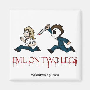 evilontwolegs.com-Logomagnet Magnet