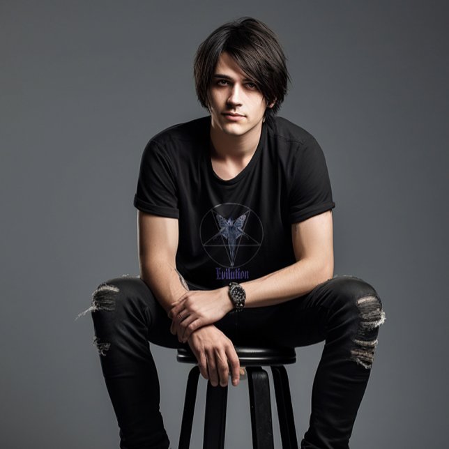 Evilution Unleashed Slogan Blk T - Shirt (Von Creator hochgeladen)