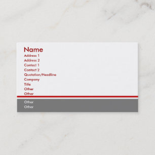 Évitez évitent le carte de visite