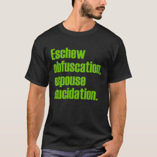 Évitez le T-shirt noir adulte d'obscurcissement