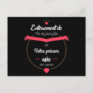 EVJF de "votre prénom" avec ses copines Postkarte