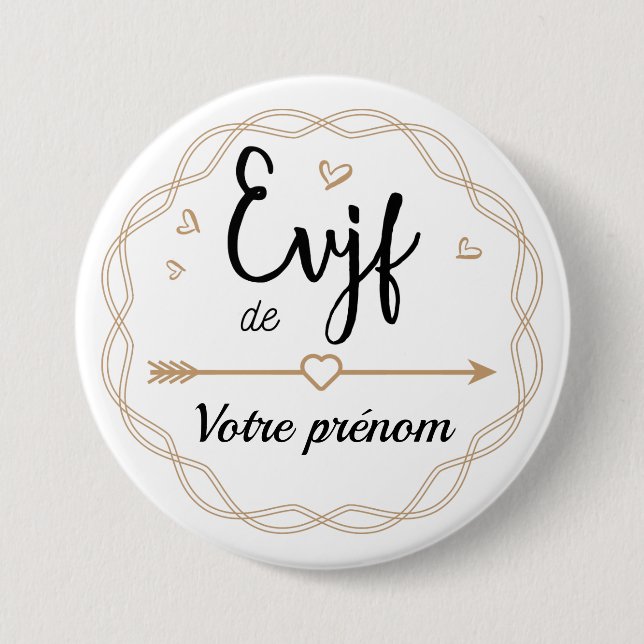 EVJF von ... Button (Vorderseite)