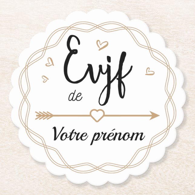 EVJF von ... Untersetzer (Vorderseite)