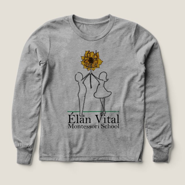EVM Kinder Langarm T-Shirt  (Design Vorderseite)