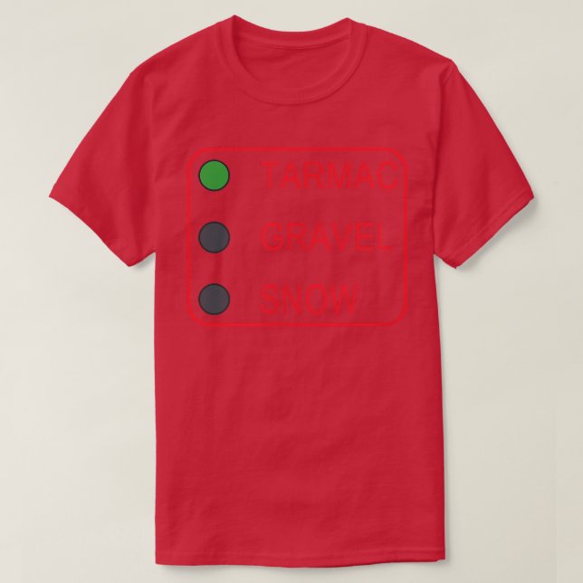 Evo 9 IX Tarmac Gravel Snow  T-Shirt (Design vorne)