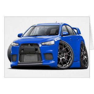 Evo Blue Car