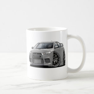 Evo silbernes Auto Kaffeetasse