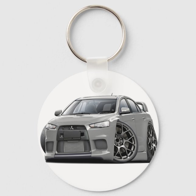 Evo Silver Car Schlüsselanhänger (Vorderseite)