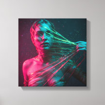 EVOETRY Stretched Canvas Print