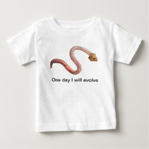 Evolution, aber kleiner baby t-shirt