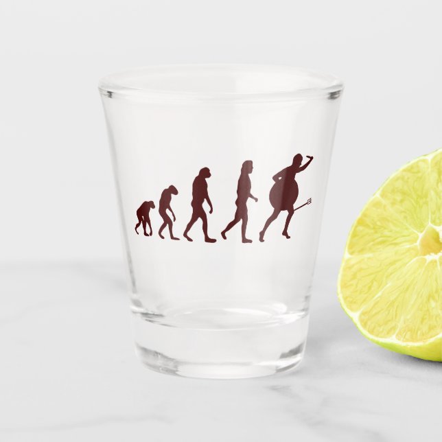 Evolution Arrow Schnapsglas (Vorderseite)