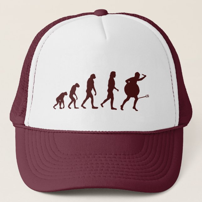 Evolution Arrow Truckerkappe (Vorderseite)