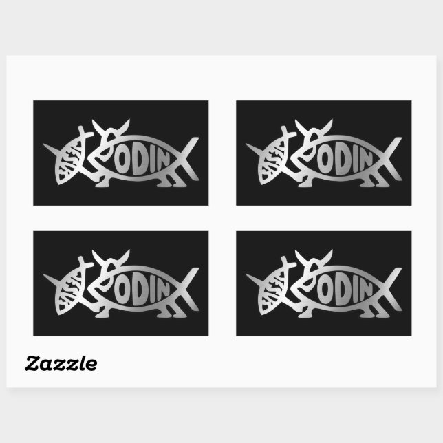 Evolution - Autocollant rectangulaire Odin (Feuille)