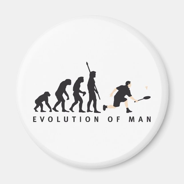 evolution badminton magnet (Vorne)