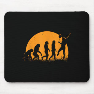 Evolution Badminton Player _ Racket Shuttle Mousepad