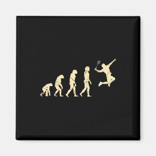 Evolution Badminton Player Shuttle Racket 1 Magnet