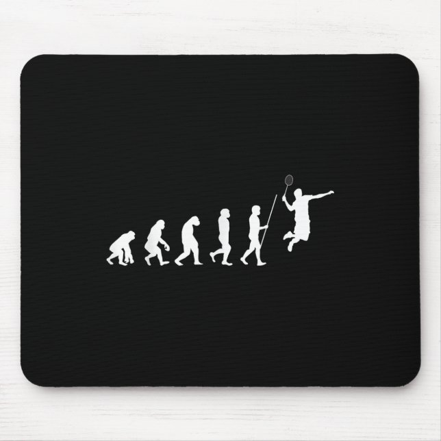 Evolution Badminton _ Shuttle _ Badminton Player G Mousepad (Vorne)