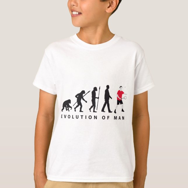 evolution badminton T-Shirt (Vorderseite)