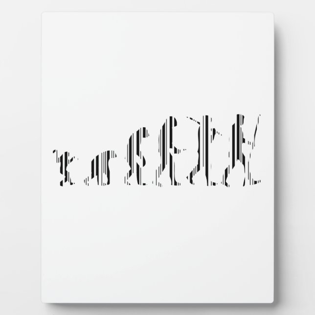 EVOLUTION BAR CODE Darwin Barcode Muster Design Fotoplatte (Vorderseite)