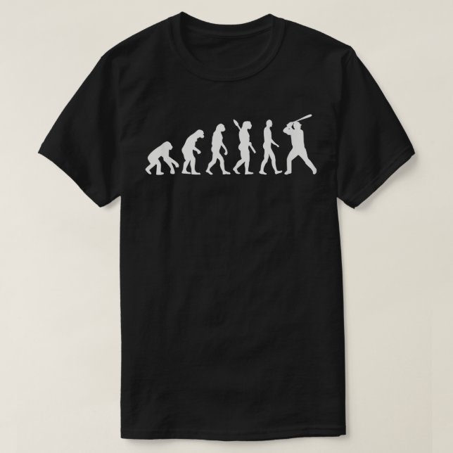 Evolution-Baseball T-Shirt (Design vorne)