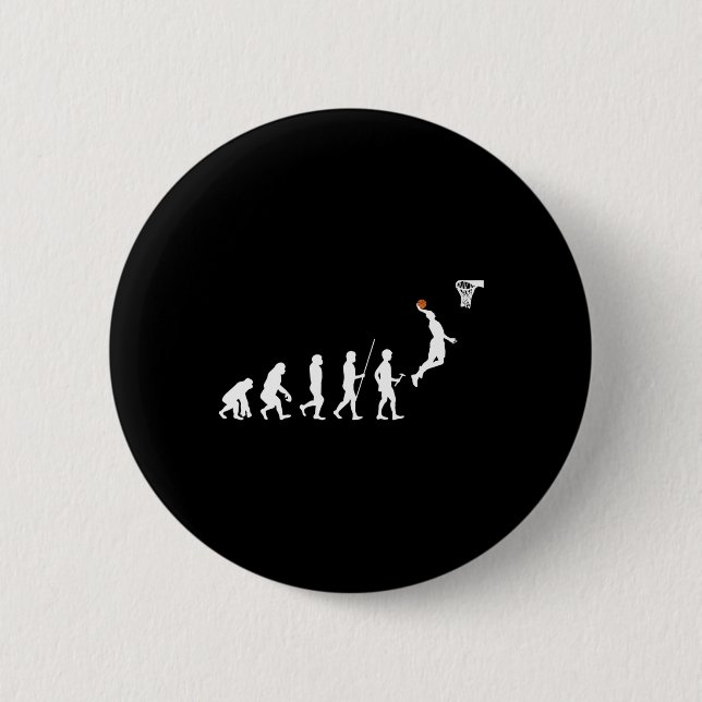 Evolution Basketball Button (Vorderseite)