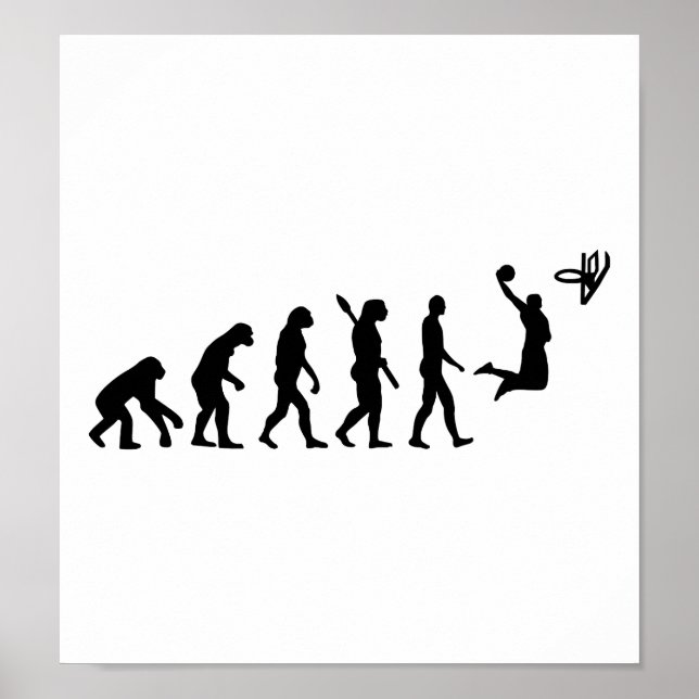 Evolution Basketball Poster (Vorne)