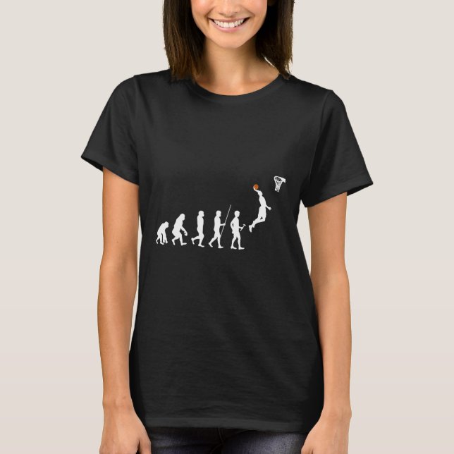 Evolution Basketball T-Shirt (Vorderseite)