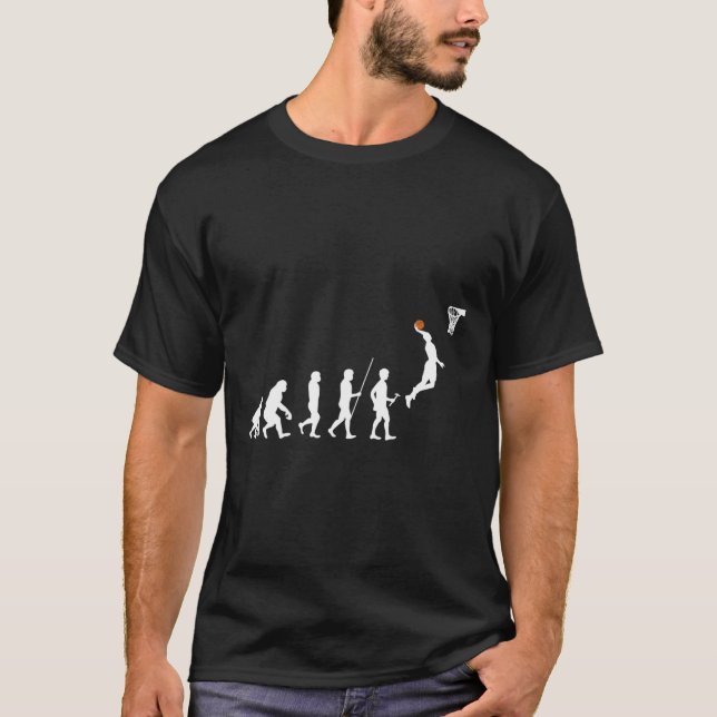 Evolution Basketball T-Shirt (Vorderseite)