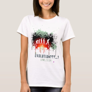 Evolution/behalten links T-Shirt