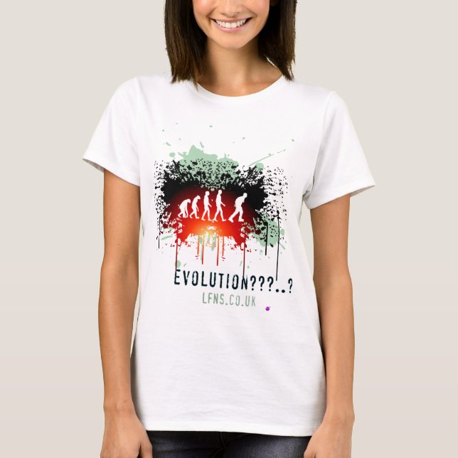 Evolution/behalten links T-Shirt (Vorderseite)