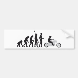 evolution biker autoaufkleber