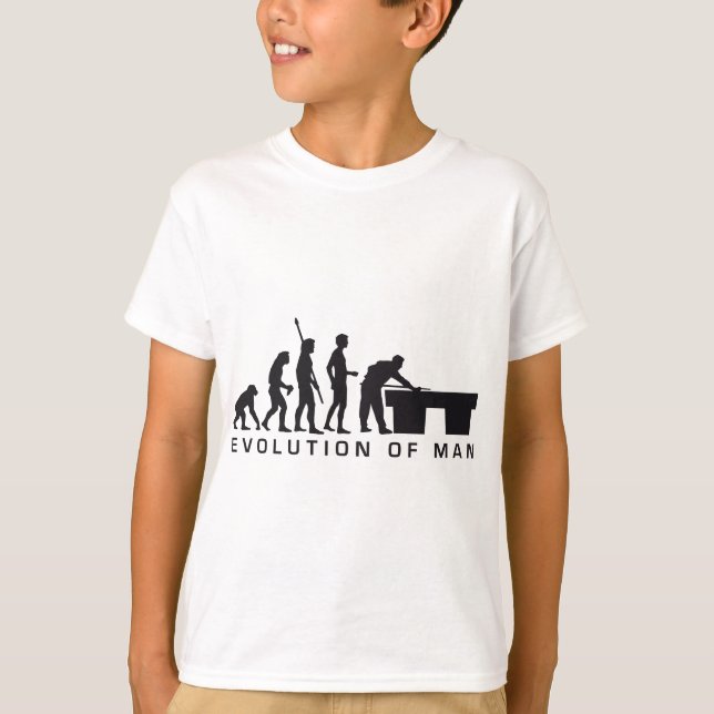 evolution billard T-Shirt (Vorderseite)