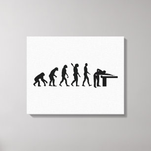 Evolution Billiards Leinwanddruck