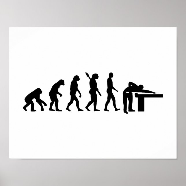Evolution Billiards Poster (Vorne)