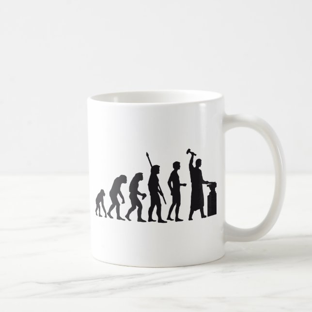 evolution blacksmith kaffeetasse (Rechts)