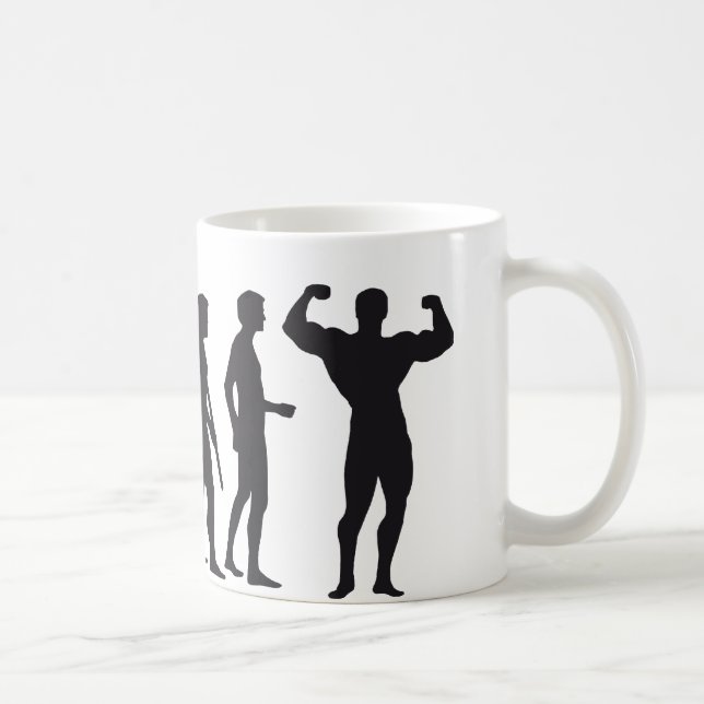 evolution bodybuilding kaffeetasse (Rechts)