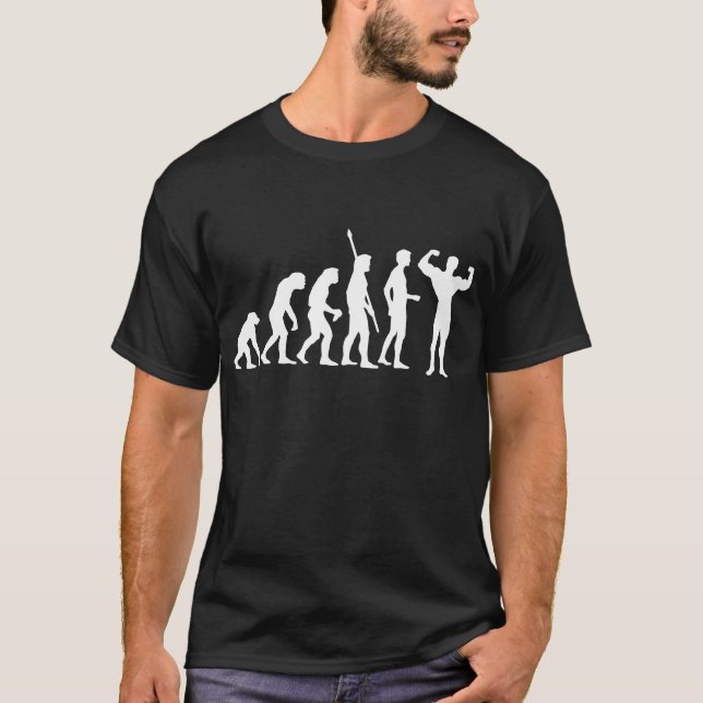 evolution bodybuilding T-Shirt (Vorderseite)