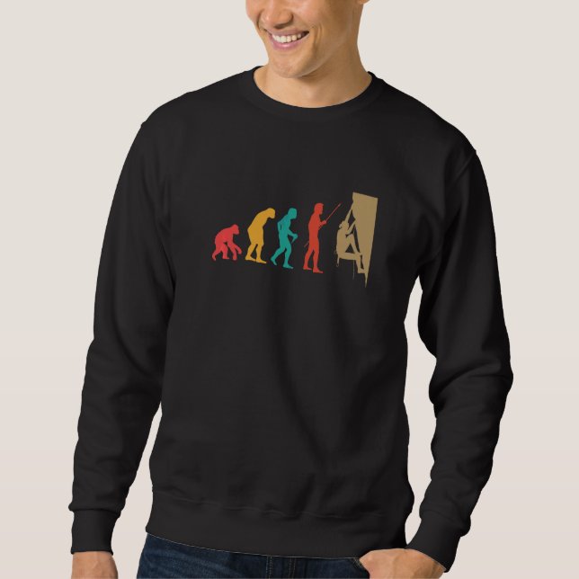 Evolution Boulderin Höhenroute im Val Bedretto Sweatshirt (Vorderseite)